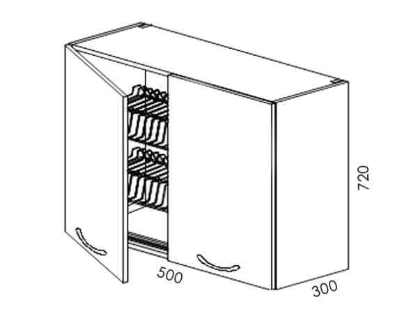 Сушка 2д 800х720х300