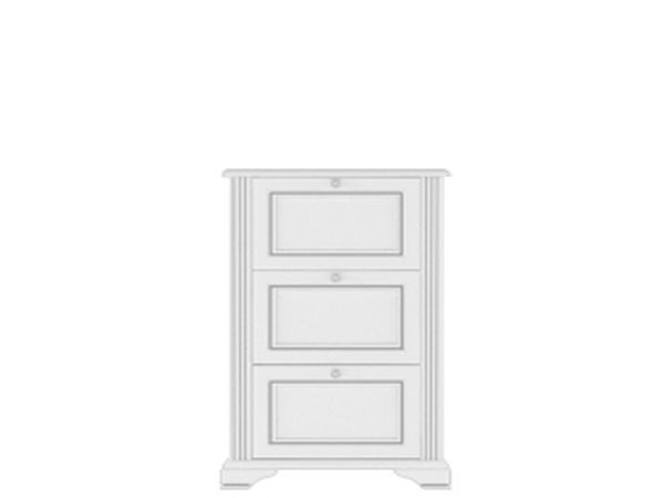 Тумба для обуви 3D Вайт