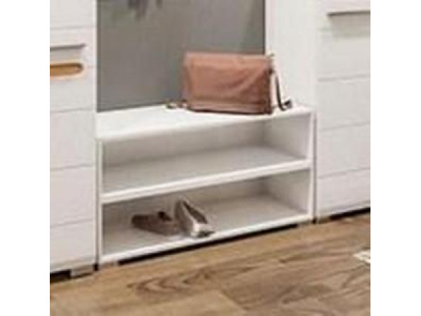 Тумба открытая для обуви Бианко