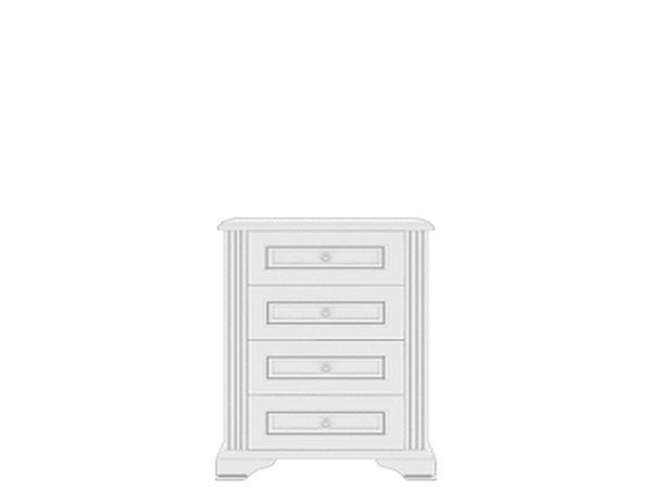 Комод 4S/60 White (Вайт)