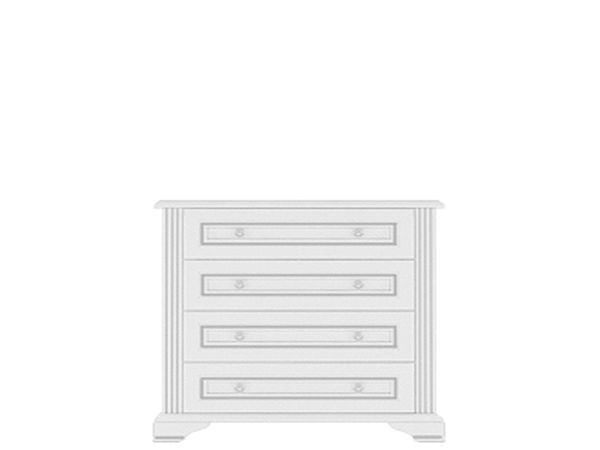 Комод 4S/90 White (Вайт)